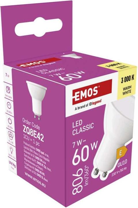 Produktbild Emos Classic (GU10, 7 W, 806 lm, 1 x, E)