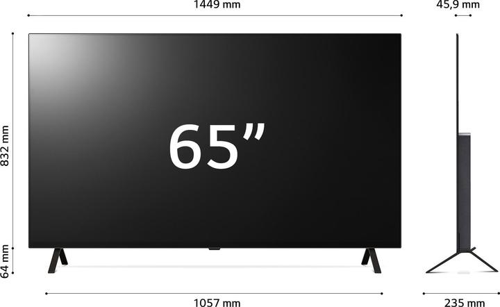 Actual product image LG OLED65B49LA (65", B4, OLED, 4K, 2024)