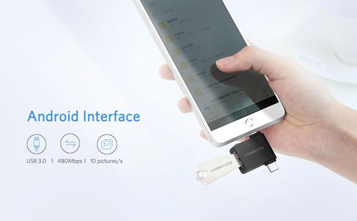 Produktbild Ugreen Micro USB + USB-C zu USB-A 3.0 Adapter (USB Typ C, USB-A)
