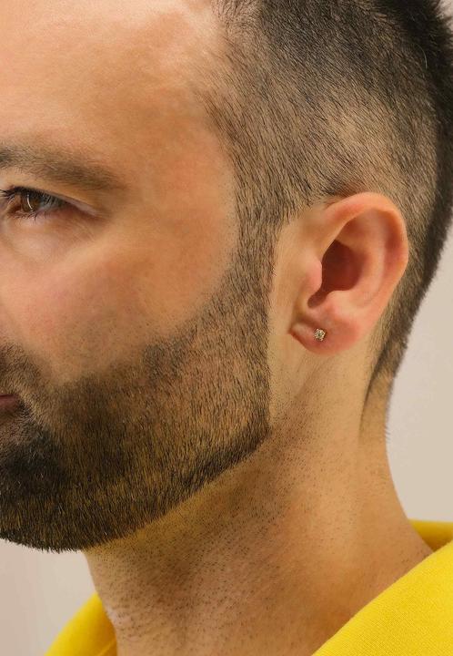 Image du produit Muau Boucles d'oreilles monture 4 poignées (Or jaune 750/18K)