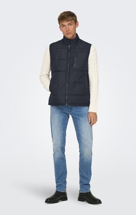 Actual product image Only & Sons Onsjake Quilted Vest Otw (S)