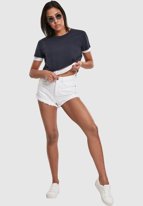 Produktbild Urban Classics Ladies Full Double Layered Tee (XL)