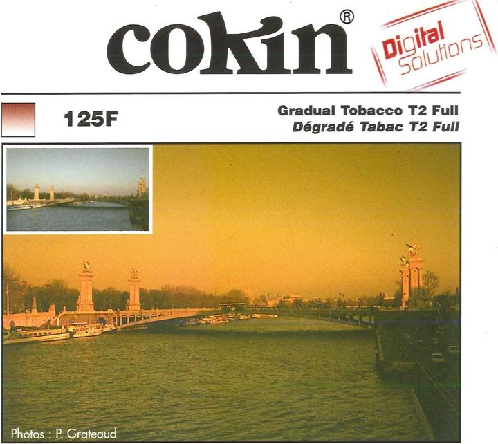 Actual product image Cokin X125F Graduated filter tobacco 2 full (130 mm, Graduated neutral density filter, 130 mm)