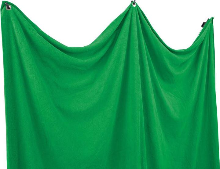 Image du produit Westcott X-Drop Pro - Green Screen (8' x 8') Kit Chroma-Key Green Backdrop Kit, 2.4x2.4m (240 cm, 800 cm)