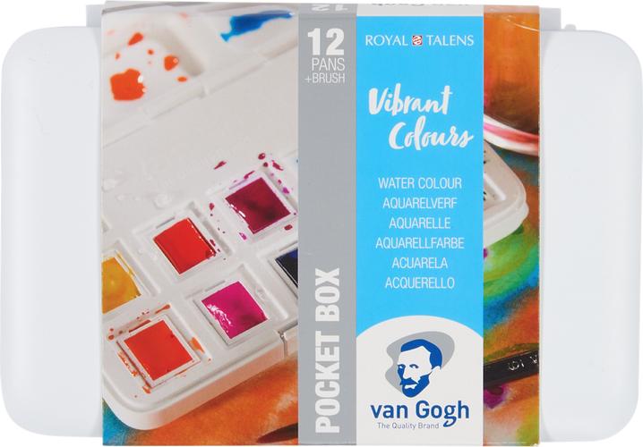 Immagine prodotto Van Gogh Acquerello Pocket Box Colori Vibranti (12 mezze conchiglie)