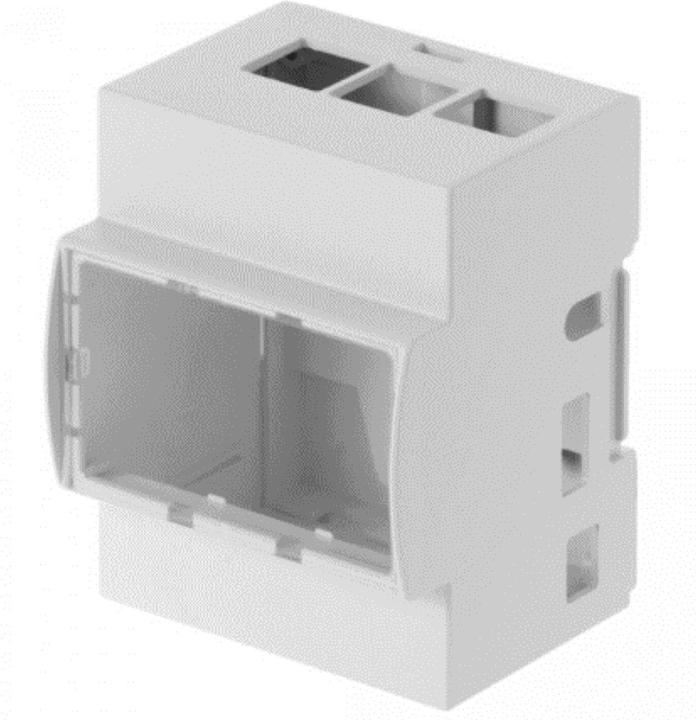 Actual product image M-Cab Raspberry Pi Case Top-Hat Rail