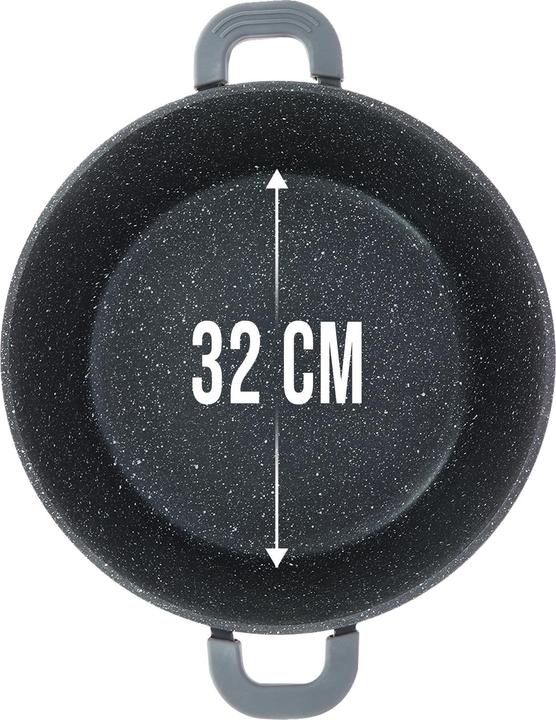 Produktbild Cheffinger Induktionstopf 32cm mit Deckel (32 cm, Kochtopf, Aluminium)