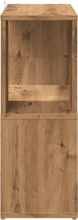 Image du produit VidaXL Bücherregal Raumteiler Standregal Aufbewahrung Büroregal Artisan-Eiche (60 x 24 x 63 cm)
