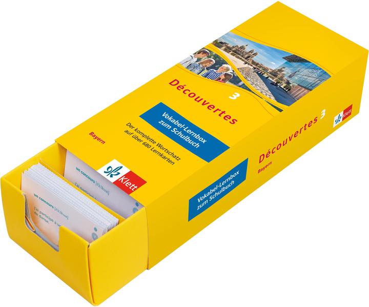 Produktbild Découvertes 3 Bayern (ab 2017) - Vokabel-Lernbox zum Schulbuch 3. Lernjahr (Deutsch, Französisch, 2021)
