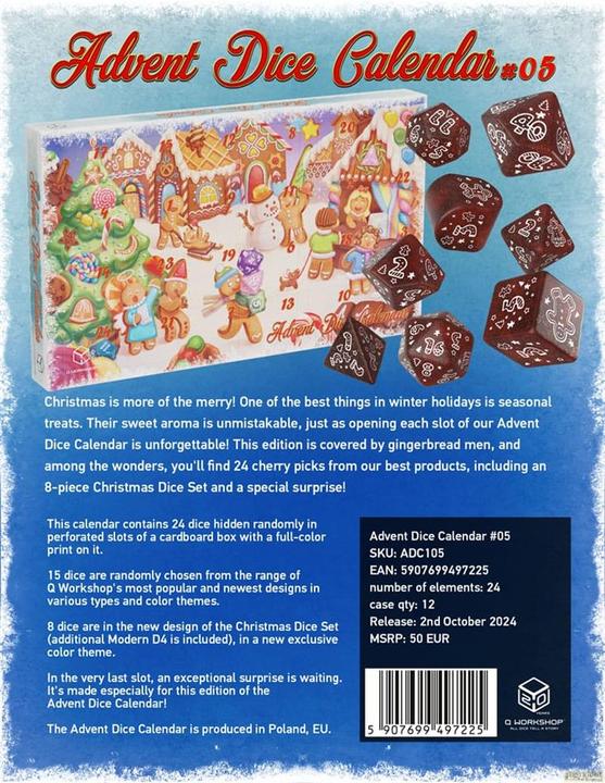 Produktbild Q Workshop Advent Dice Calendar 05