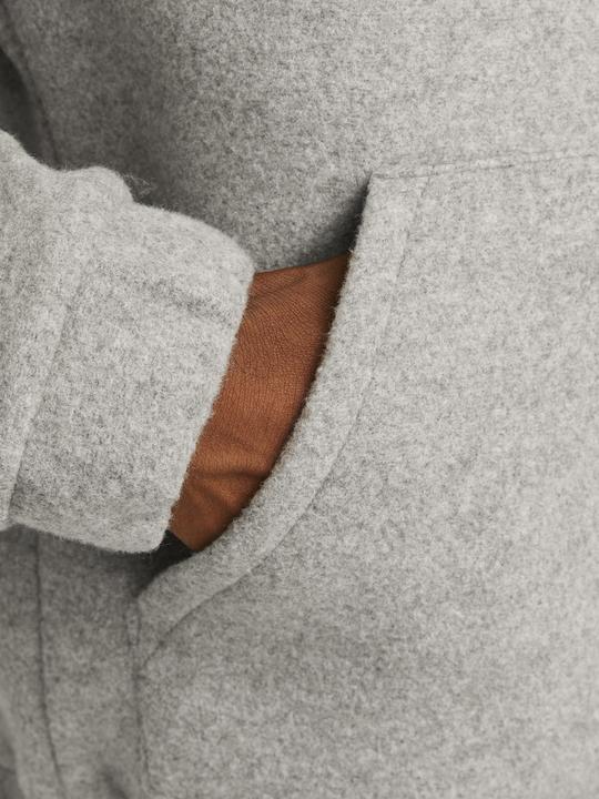 Actual product image Jack & Jones Jcoterrain Bonded Wool Hoodie Ln (L)