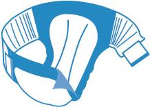 Actual product image MoliCare Elastic 6 M (30 x, M)