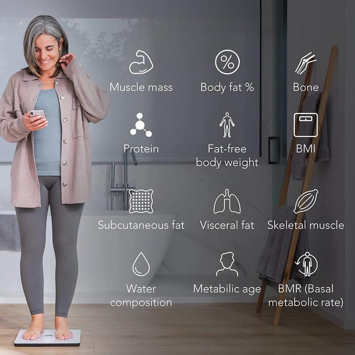Image du produit Qardio Base X Smart WiFi Scale et composition corporelle complète (180 kg)