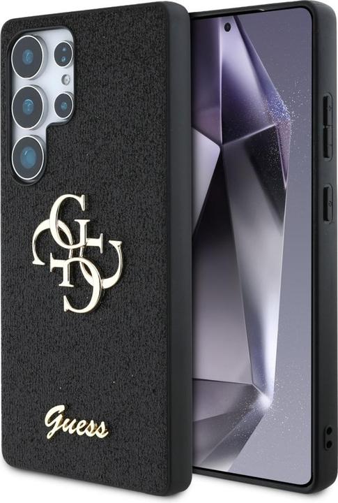 Actual product image Guess Etui Fixed Glitter Big 4G Metal Logo do Samsung Galaxy S25 Ultra czarny (Samsung Galaxy S25 Ultra)