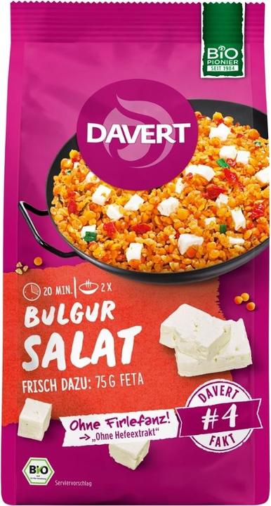 Produktbild Davert Bulgur Salat mit roten Linsen (170 g)
