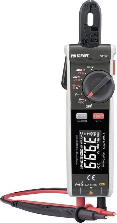 Produktbild Voltcraft VC371 Stromzange digital CAT III 600V Anzeige (Counts): 4000 (CAT III 600V)