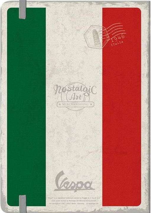 Image du produit Nostalgic-Art Merchandising Carnet de notes Vespa A5, Dot, Multicolore (A5, À rayures, Couverture rigide)