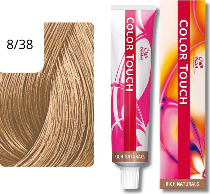 Produktbild Wella Colour Touch Rich Naturals (8/38 hellblond gold-perl)