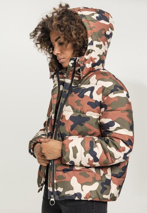 Image du produit Urban Classics Ladies Boyfriend Camo Puffer Jacket (XL)