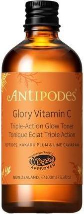 Actual product image Antipodes Glory Vitamin C Triple-Action Glow Toner Vegan Skincare AHA (100 ml)
