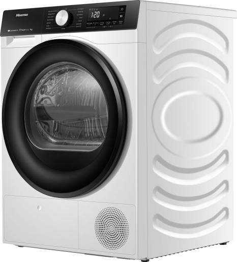 Produktbild Hisense DH3S902BW3 Wäschetrockner 9Kg Klasse A (9 kg, Rechts, Links)