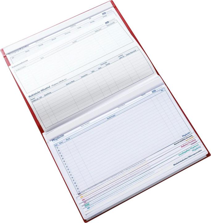 Boi Dokutech Patient documentation folder Professional-Line DIN A4 landscape red (A4, 1 x)