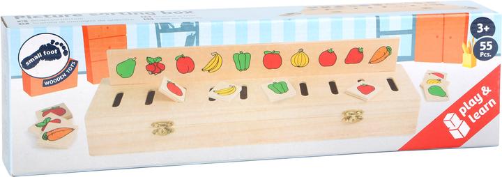 Actual product image small foot Image sorting box