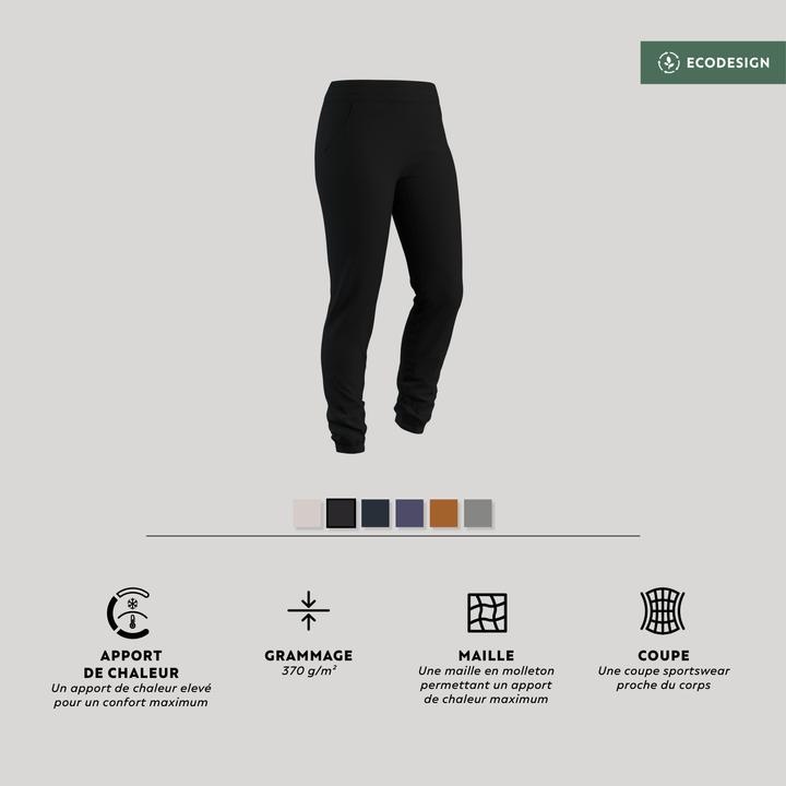 Actual product image Domyos Jogging trousers ladies slim - 500 black (W30/L31)
