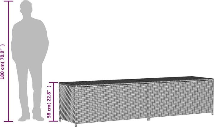 Produktbild VidaXL Gartentruhe 469L