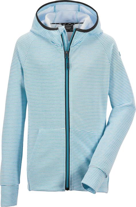 Actual product image Killtec Girls Rodeny GRLS FLEX JCKT A power stretch jacket/transitional jacket with hood, light turquoise (152)