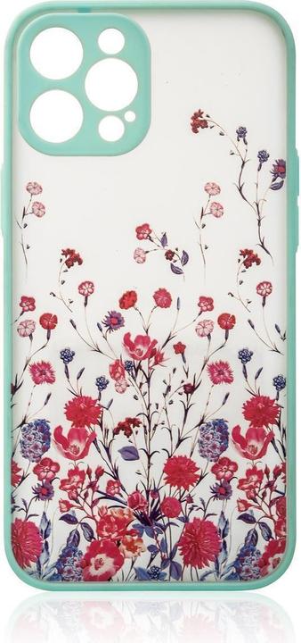 Immagine prodotto Hurtel Design Case per iPhone 12 Pro custodia floreale azzurra (Apple iPhone 12 Pro)