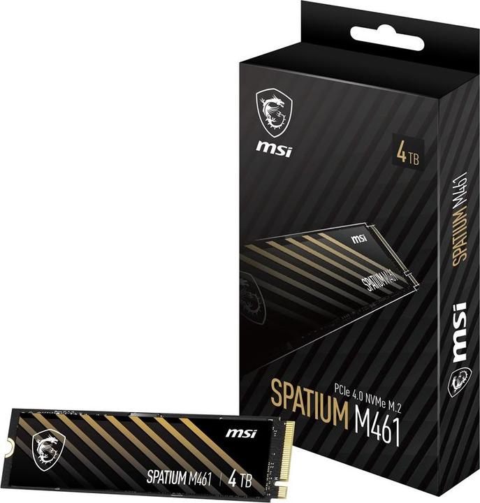 Immagine prodotto MSI Spatium M461 (4000 GB, M.2 2280)
