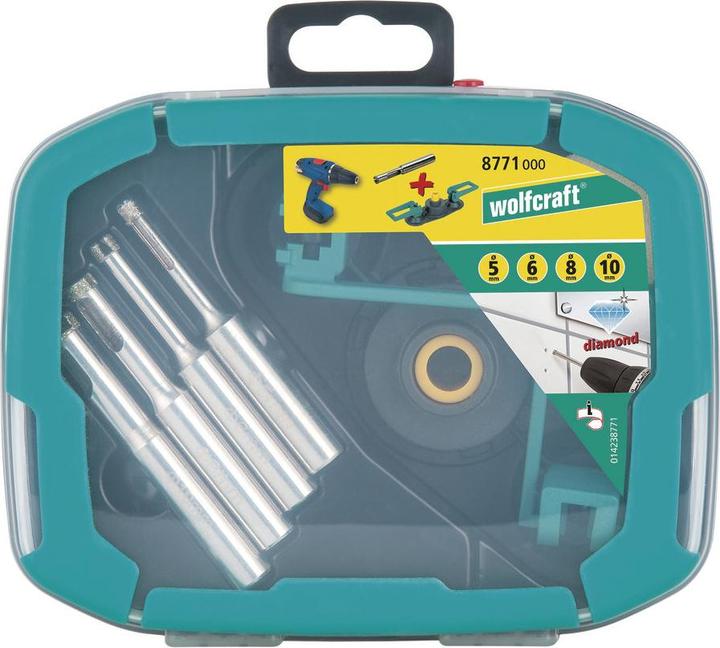 Produktbild wolfcraft wolfcraft 1 Diamant.-Bohrkronen-Set 5-tlg. ø5-10mm (10 Millimeter)