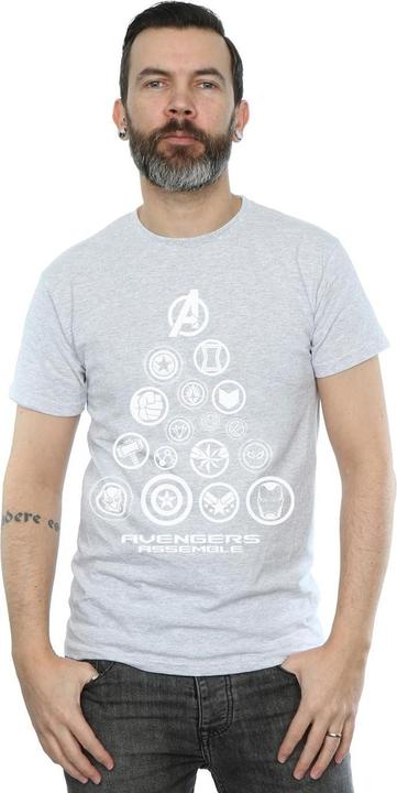 Produktbild Avengers Endgame Pyramid Icons TShirt (XL)