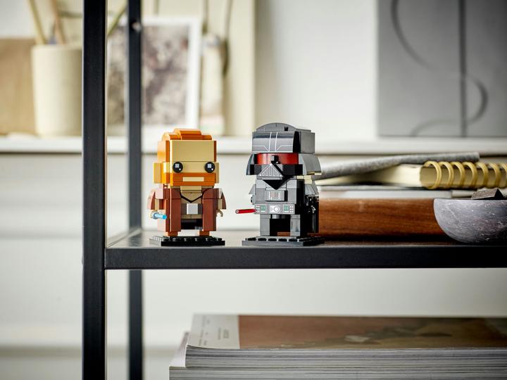 Productafbeelding LEGO BrickHeadz - Obi-Wan Kenobi & Darth Vader (40547, LEGO Brickheadz)