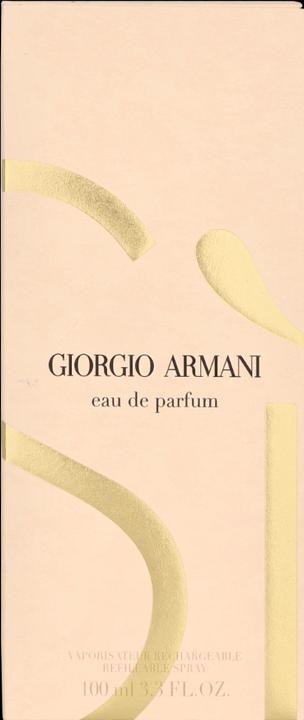 Actual product image Giorgio Armani Sì (Eau de parfum, 100 ml)