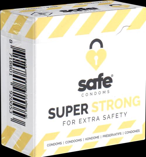 Actual product image Safe Strong condoms: extra strength and comfort for demanding moments (5 pcs.)