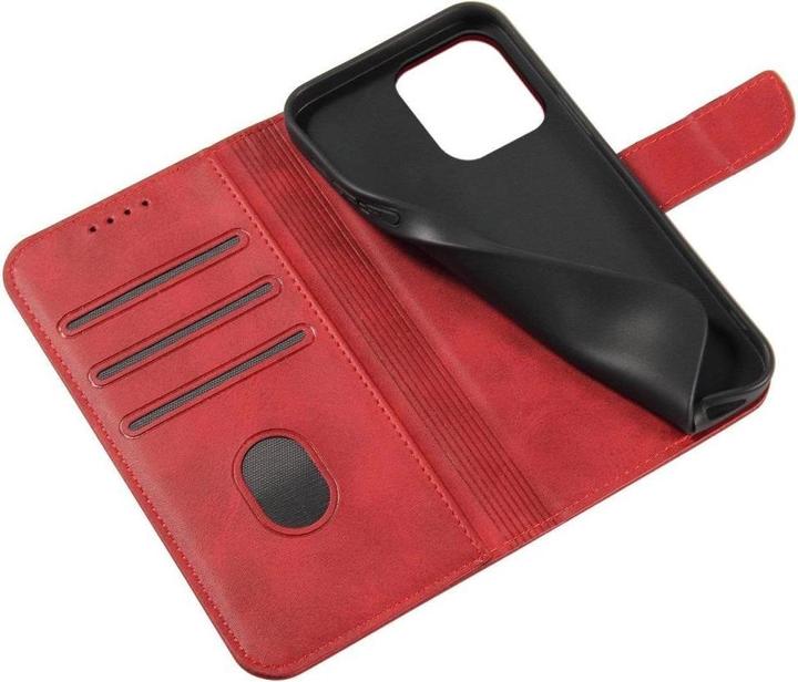 Actual product image Hurtel Back panel cover Magnet Case with flap for Samsung Galaxy A56 - red (Samsung Galaxy A56)