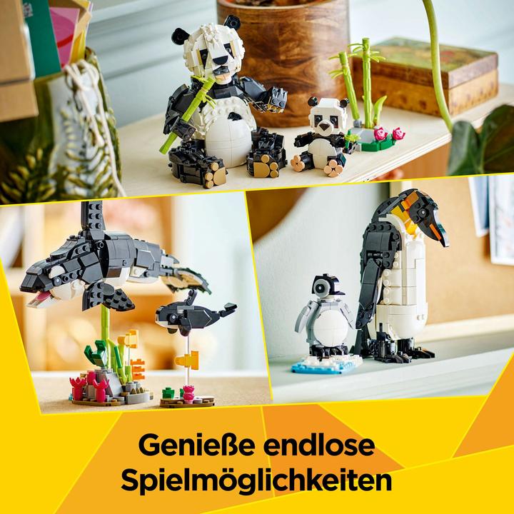Produktbild LEGO Wilde Tiere: Pandafamilie (31165, LEGO Creator 3-in-1)