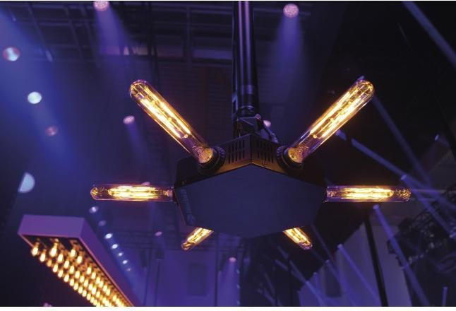Actual product image Showtec Edison Star E6 DMX LED dimmer with 6 x E27 Socket (LED)