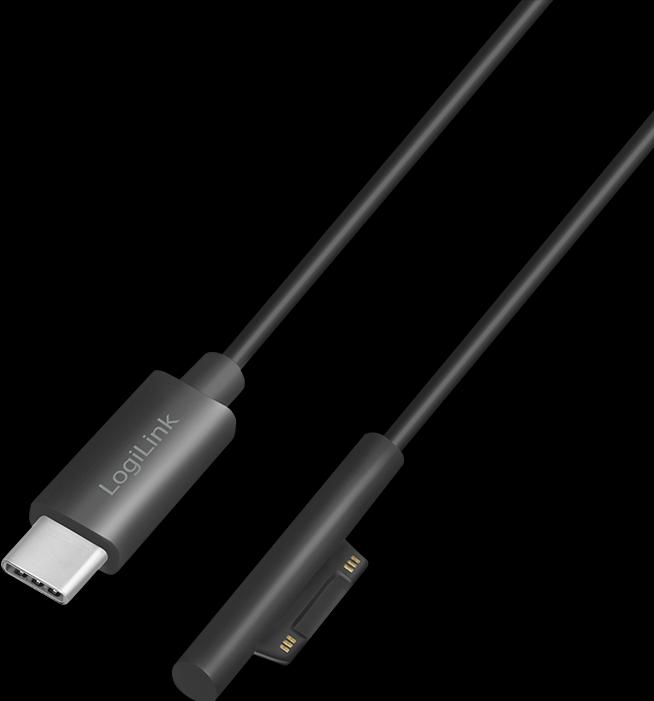 Produktbild LogiLink USB-C zu Microsoft Surface (1.80 m, USB 3.2 Gen 1, 60 W)