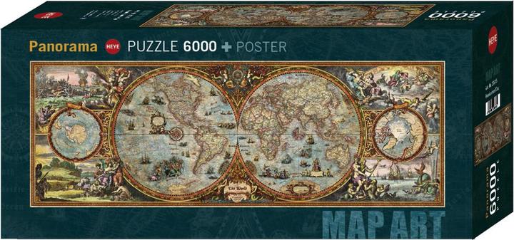 Heye Hemisphere Map (6000 Teile)