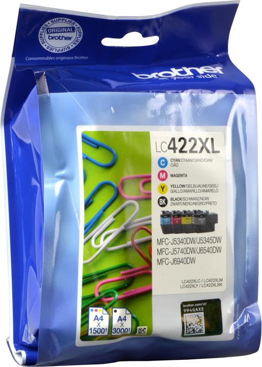 Brother LC422XL HY Value Pack (M, C, CF, Y)