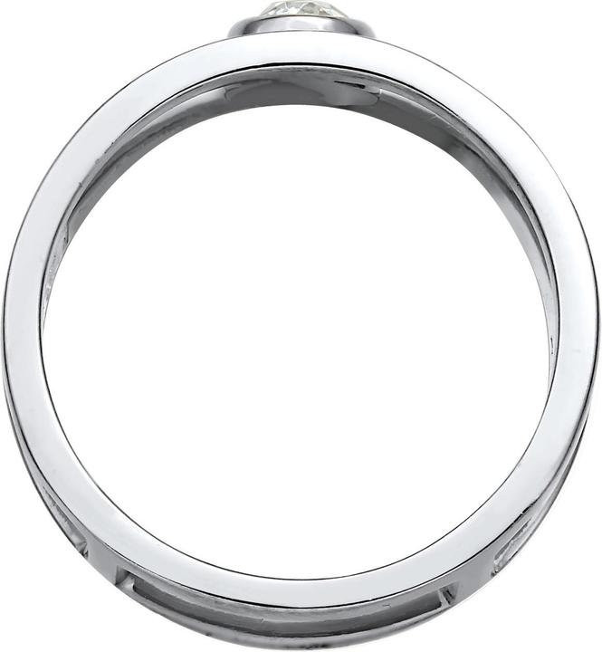 Immagine prodotto Elli Anello di cristallo, anello solitario (56, 925 Argento)