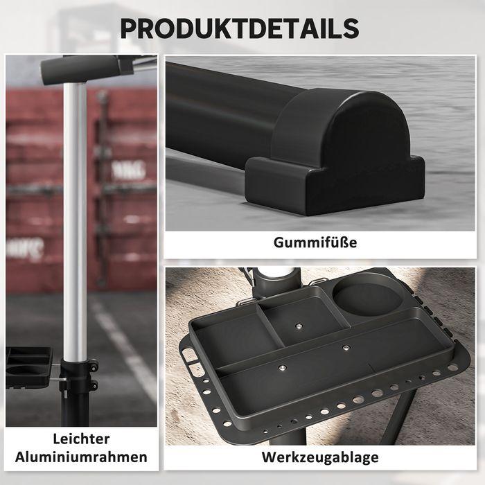 Produktbild Swisshandel24 Fahrrad-Reparatur-Ständer, Halter für Fahrräder zum und Reparieren, Schwarz
