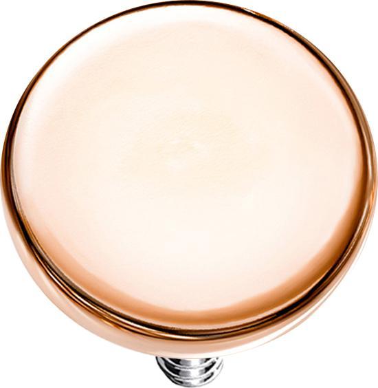 Star Piercing Dermal Anchor Scheibe rosegold (Chirurgenstahl 316L)