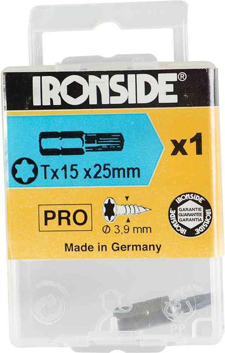 Actual product image Ironside Torx bit T15 x 25 mm (T15 x 25 mm)