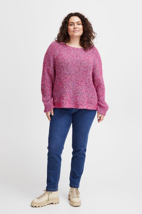 Actual product image Fransa Plus Size Selection - FPSPOTTA PU 1 - Jumper - 20612924 (S)