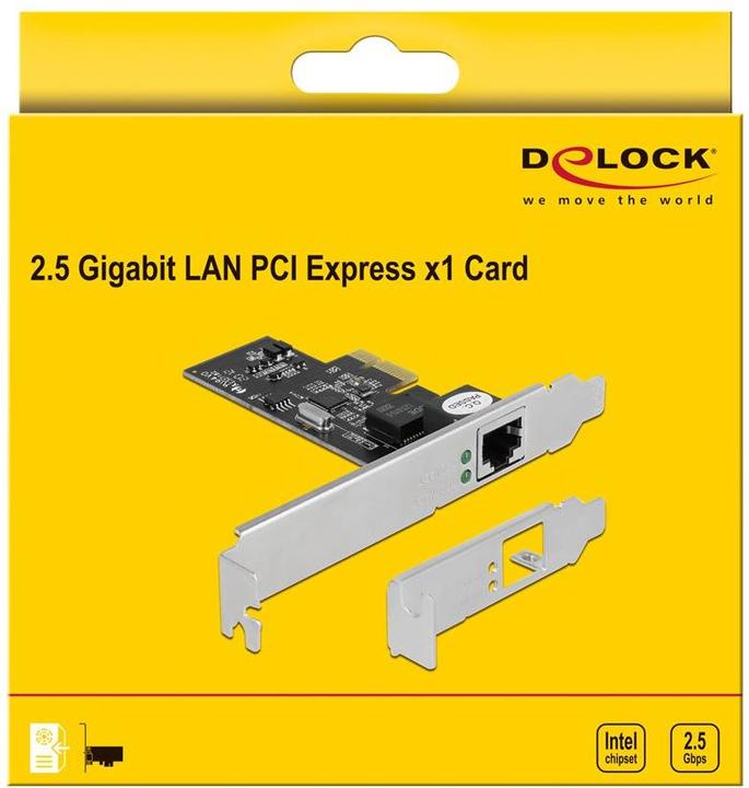 Produktbild Delock 89598 Schnittstellenkarte/Adapter Eingebaut RJ-45 (Ethernet, RJ45)