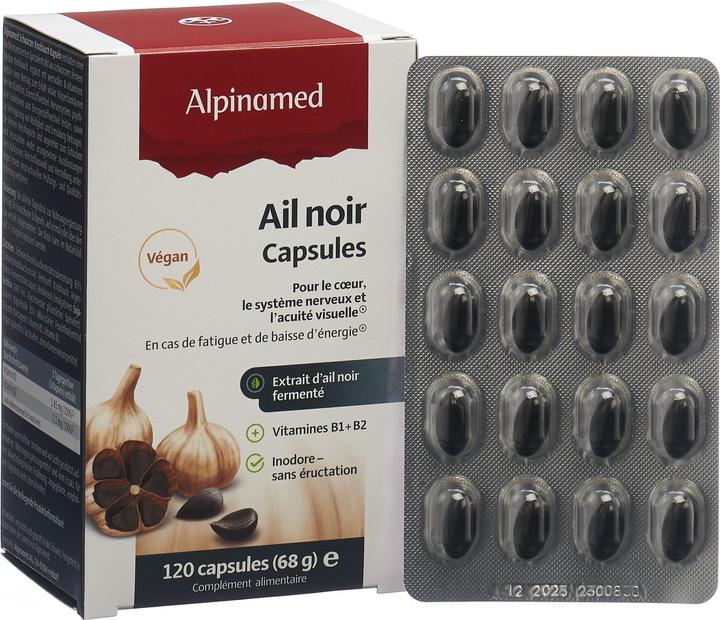 Produktbild Alpinamed Schwarzer Knoblauch (120 Stück, Kapseln, 103 g)